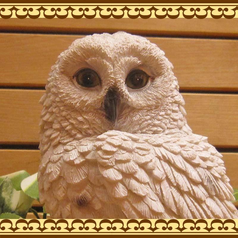 リアルなふくろうの置物 白フクロウのフギア 鳥のオブジェ 不苦労 オウル ガーデニング 玄関先 陶器 雑貨の森 Ki Ra Ra Yahoo 店 通販 Yahoo ショッピング