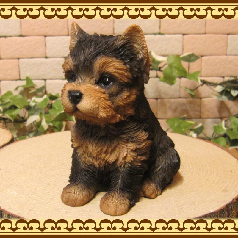 くつろぎカフェタイム ブローチ 犬 いぬ ヨークシャーテリア レトロ
