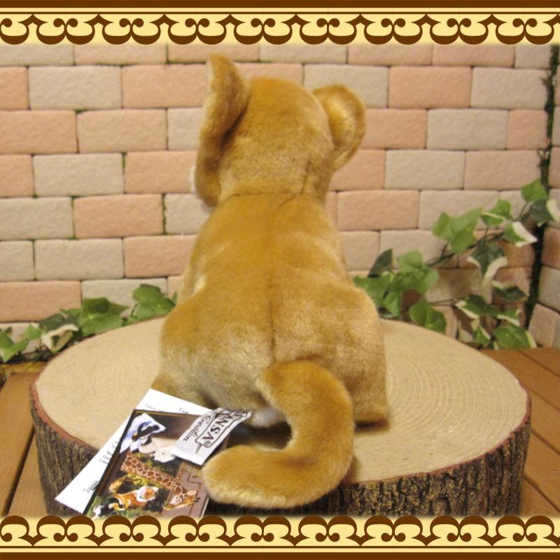 置物 動物 可愛い リアル ぬいぐるみ 仔ライオン らいおん レオ