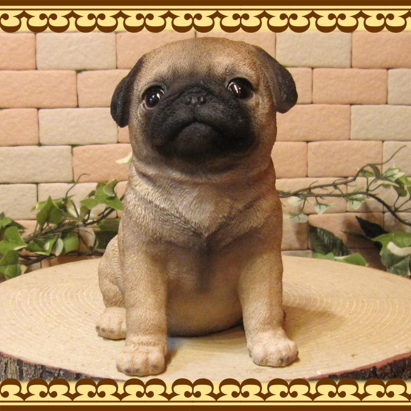 Sale 73 Off 置物 動物 可愛い 犬の置物 パグ お座りタイプ リアル 子いぬ フィギュア イヌのオブジェ ガーデニング ベランダアート Supplystudies Com