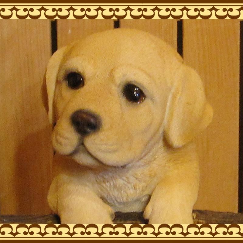 置物 動物 可愛い 犬の置物 ラブラドールレトリバー リアル