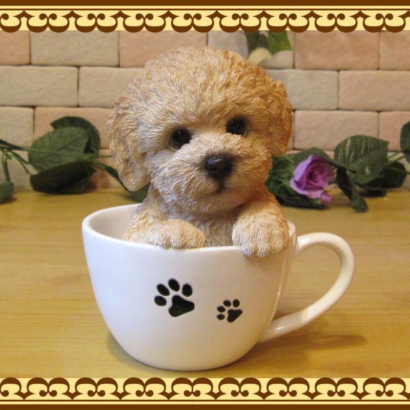 置物 動物 可愛い 犬の置物 プードル ティーカップドッグ ａタイプ リアルな子いぬのフィギュア イヌのオブジェ オブジェ ガーデン ベランダアート 雑貨の森 Ki Ra Ra Yahoo 店 通販 Yahoo ショッピング