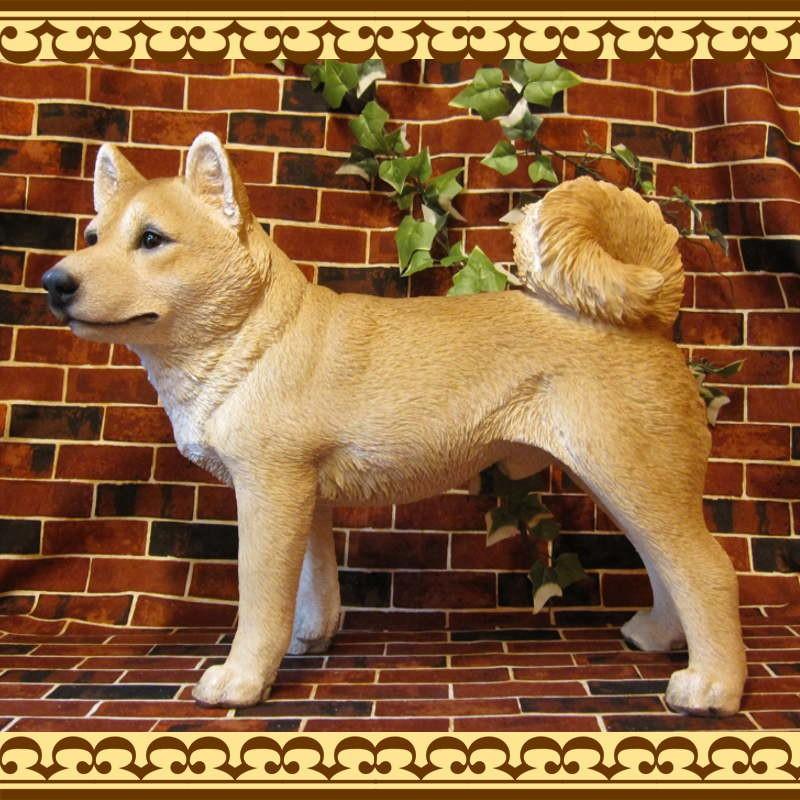 置物 動物 可愛い 犬の置物 柴犬 リアル スタンド 成犬ビッグサイズ いぬのフィギュア イヌのオブジェ ガーデニング ベランダアート 雑貨の森 Ki Ra Ra Yahoo 店 通販 Yahoo ショッピング