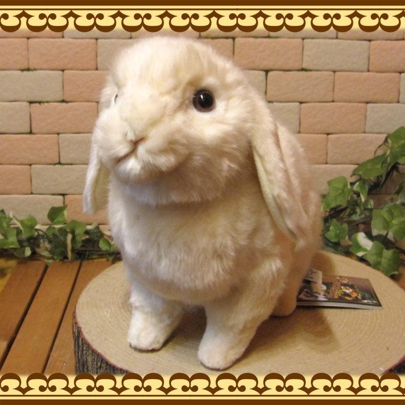 置物 動物 可愛い ウサギ ぬいぐるみ ロップイヤー リアル ウサギ