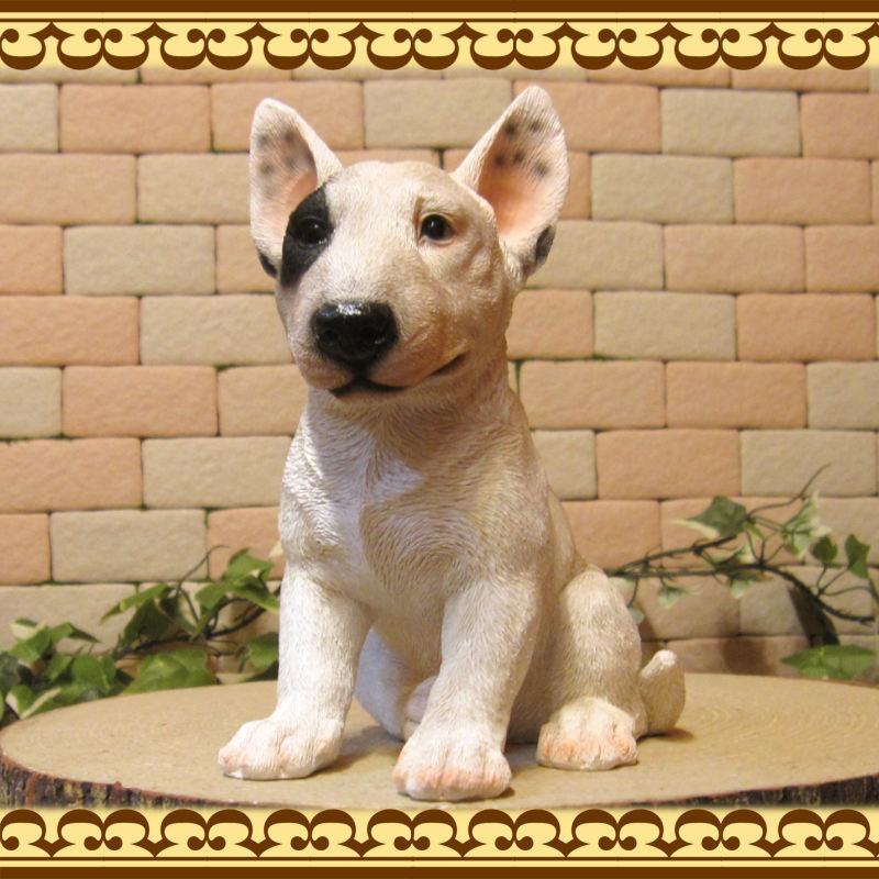 置物 動物 可愛い 犬の置物 ブルテリア リアル お座りタイプ 子いぬのフィギア イヌのオブジェ ガーデニング ベランダアート 雑貨の森 Ki Ra Ra Yahoo 店 通販 Yahoo ショッピング