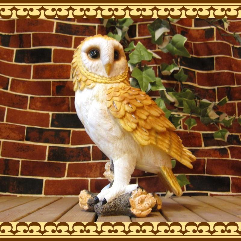 ふくろうの置物 フクロウCタイプ リアルな鳥のフィギア 不苦労 ふくろうの置物 フクロウCタイプ リアルな鳥のフィギア 不苦労