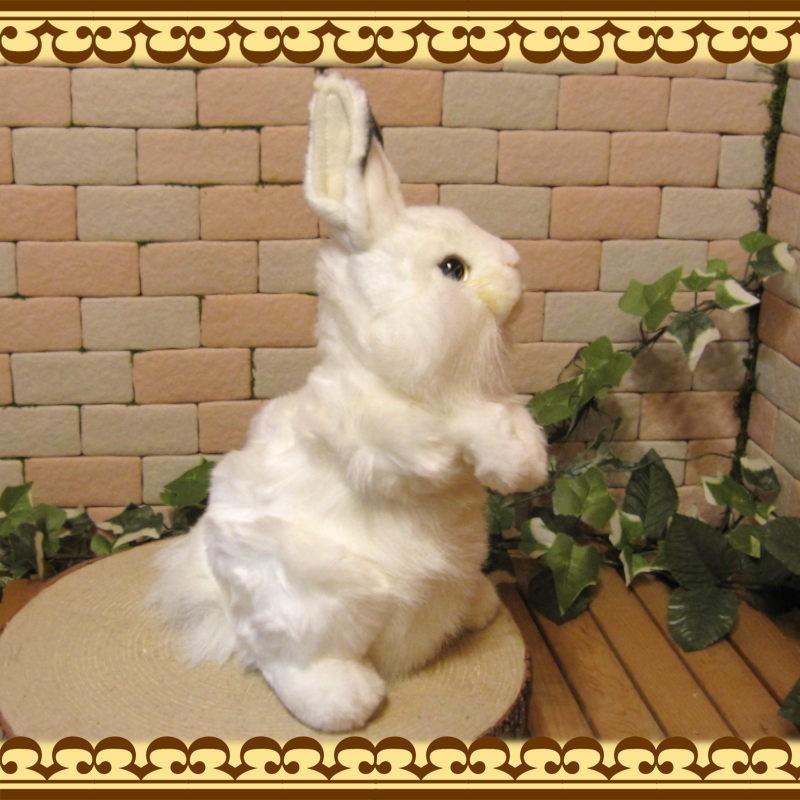 クリーム色　白　ウサギ　うさぎ　ぬいぐるみ　リアル　可愛い　子うさぎ　ラビット Amazon｜[LSDZW] 抱き枕 ウサギ うさぎ リアル ぬいぐるみ 兎