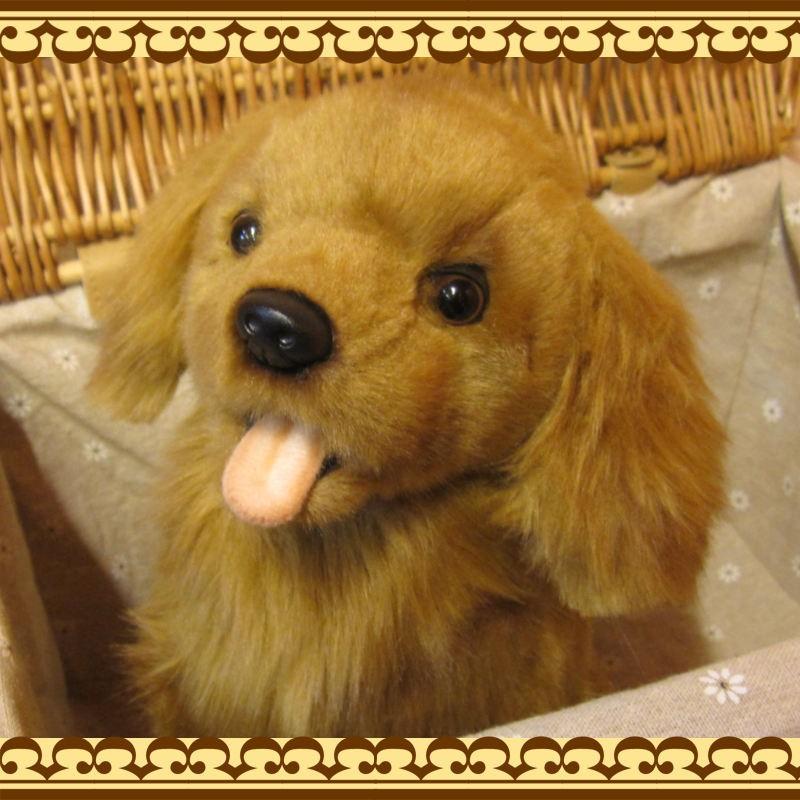 置物 動物 可愛い 犬 ぬいぐるみ ゴールデンレトリバー リアル いぬ