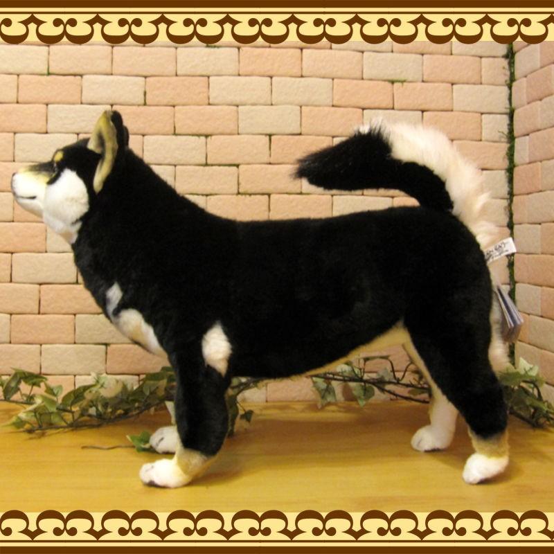 置物 動物 可愛い 犬 ぬいぐるみ 黒柴 ビッグサイズ 柴犬 大きくて 