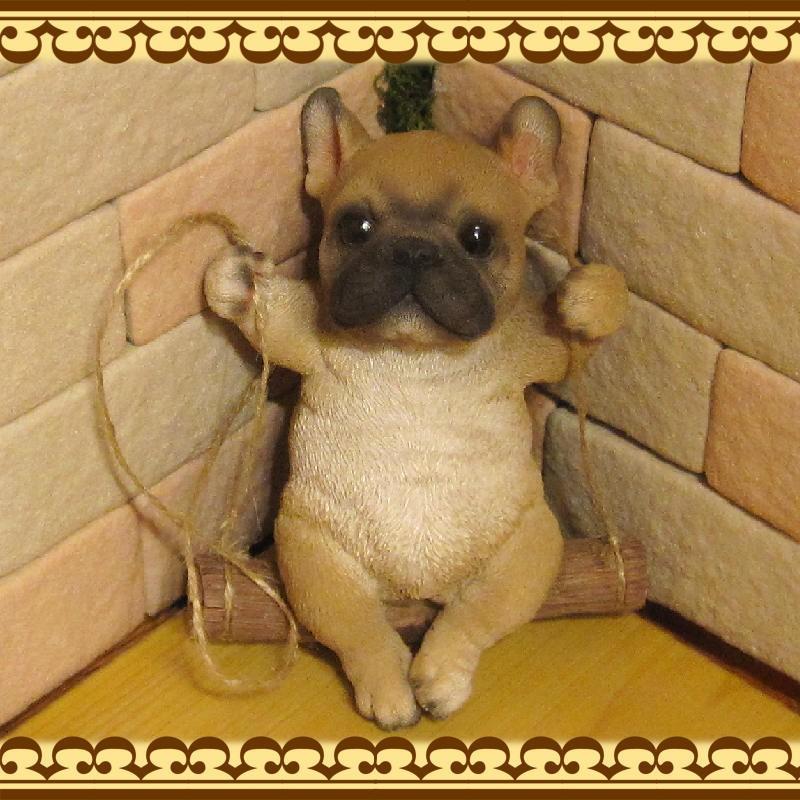 置物 動物 可愛い 犬の置物 フレンチブルドッグ リアル フレブル