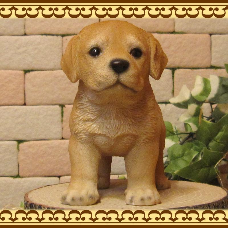 置物 動物 可愛い 犬の置物 ラブラドールレトリバー スタンド スモール