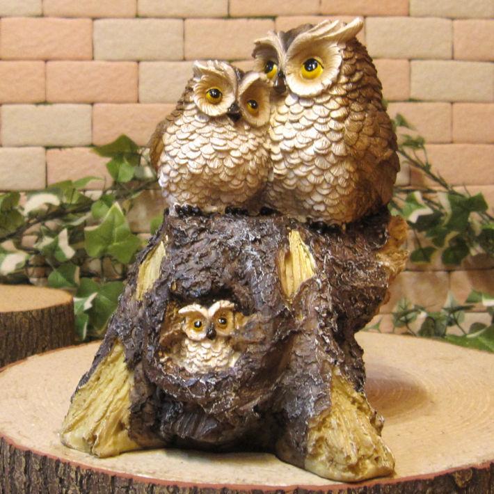 フクロウ置き物　たくさん 置物 動物 可愛い ふくろう 置物 ほっこりフクロウの置物 ふくろう