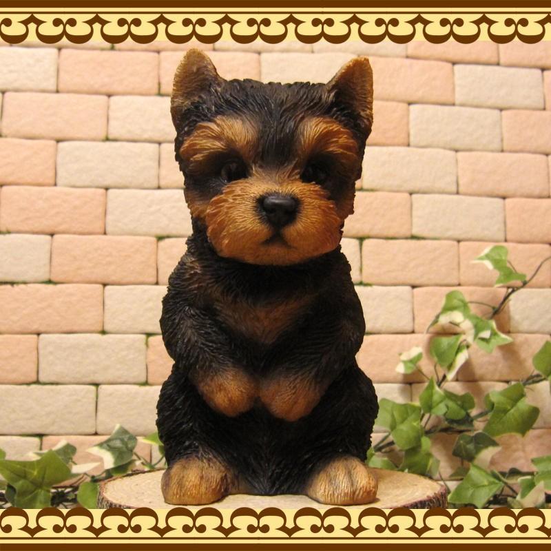 置物 動物 可愛い 犬の置物 ヨークシャーテリア おもてなし ドッグ