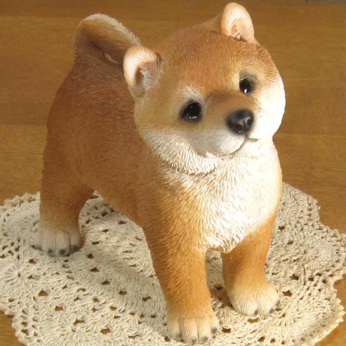 可愛い癒し系イヌの手作りシミュレーション人形 工芸品 置物 oasison_yjs0910-wanou94