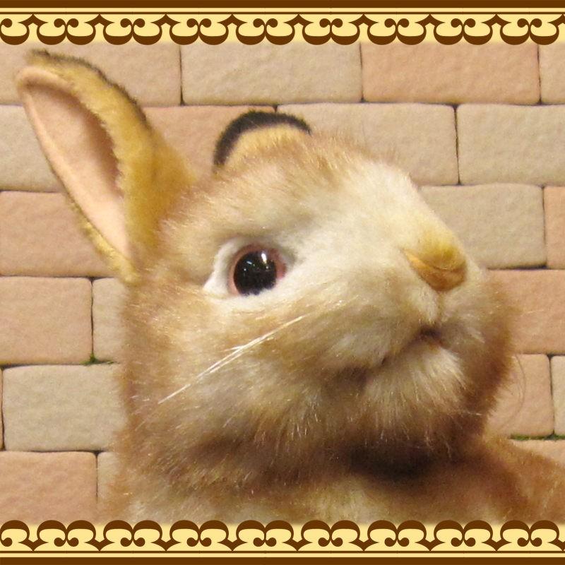 置物 動物 可愛い ウサギ ぬいぐるみ 大きくてリアルな うさぎ