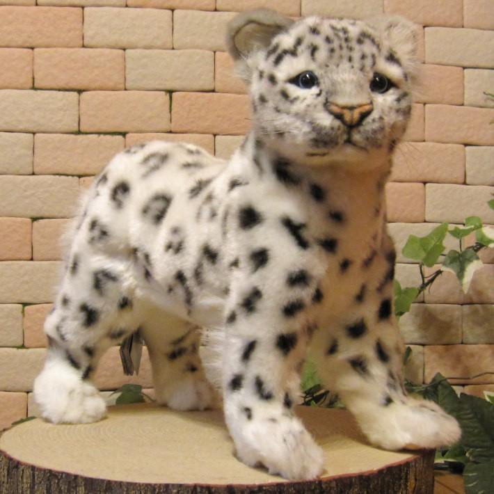 置物 動物 可愛い 豹 ぬいぐるみ ユキヒョウ スタンドタイプ 置物 動物 可愛い 豹 ぬいぐるみ ユキヒョウ スタンドタイプ