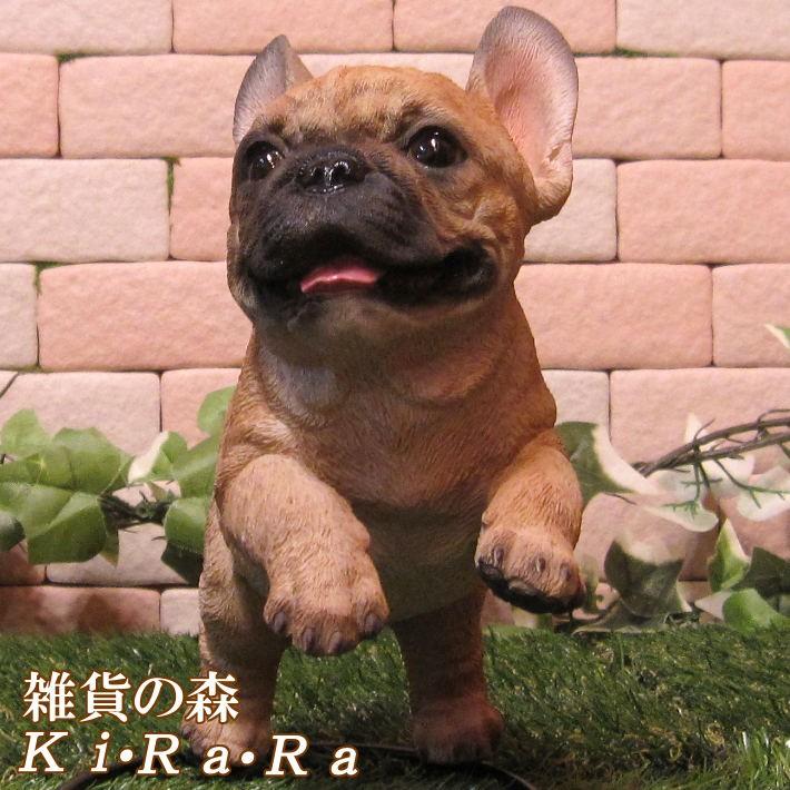 置物 動物 可愛い 犬の置物 フレンチブルドッグ フレブルドッグレース Bタイプ リアル オブジェ ガーデニング インテリア ベランダアート 雑貨の森 Ki Ra Ra Yahoo 店 通販 Yahoo ショッピング