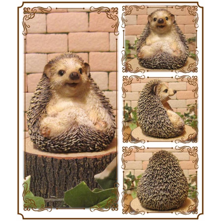 置物 動物 可愛い ハリネズミの置物 Cタイプ ほっこり ヘッジホッグ