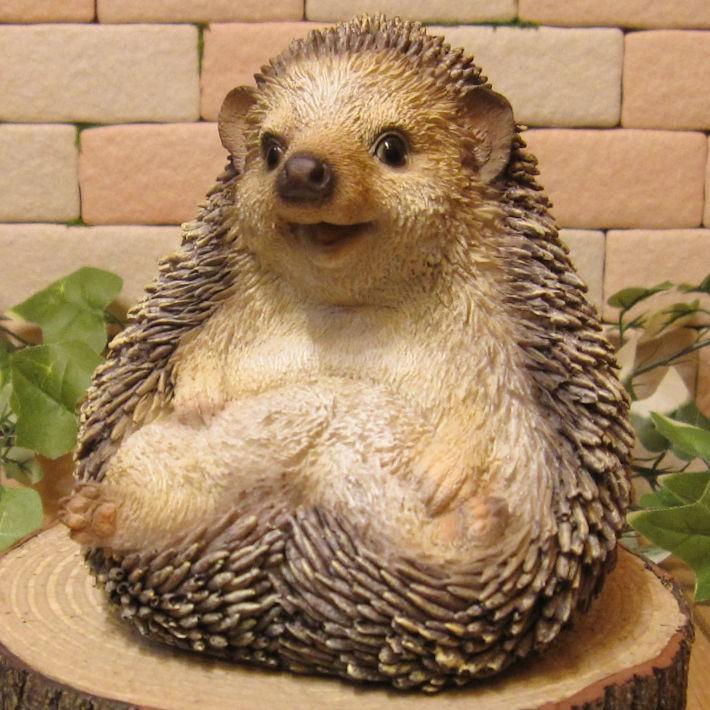 置物 動物 可愛い ハリネズミの置物 Cタイプ ほっこり ヘッジホッグ
