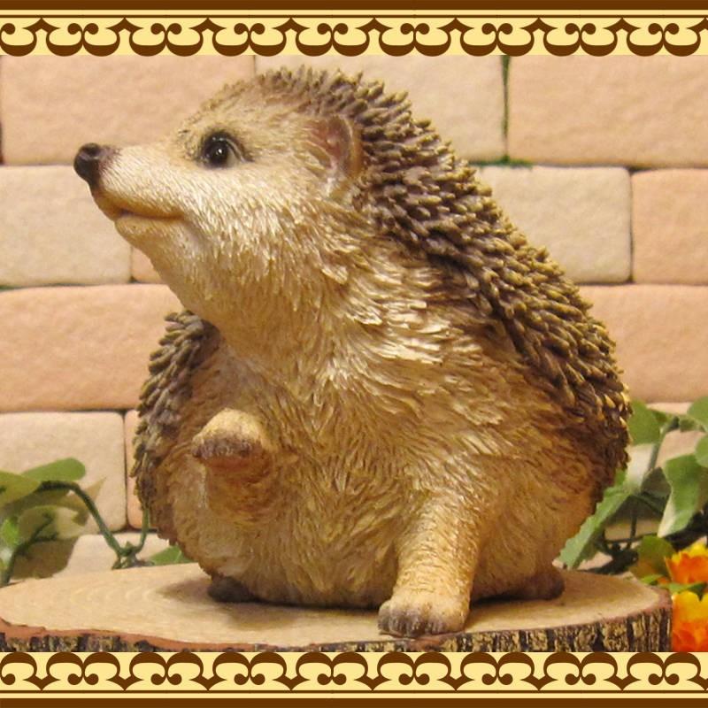 ハリネズミ　置物　インテリア　雑貨　ペット　小動物　動物　アニマル　オブジェ 楽天市場】ハリネズミ 置物 Dタイプ 振り向きヘッジホッグ 動物