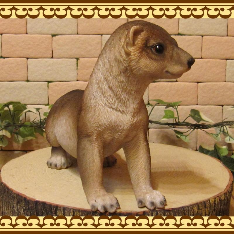 カワウソ 置物 楽天市場】カワウソ 置き物 アニマル ベニーズ「 コツメカワウソ