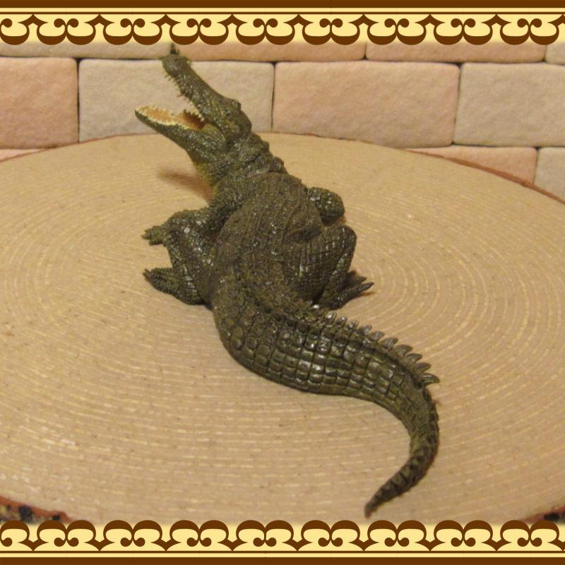 置物 動物 可愛い ワニの置物 リアルな ナイルワニ 鰐 爬虫類 ドール フィギュア わに ミニチュア インテリア デコニク 雑貨の森 Ki Ra Ra Yahoo 店 通販 Yahoo ショッピング