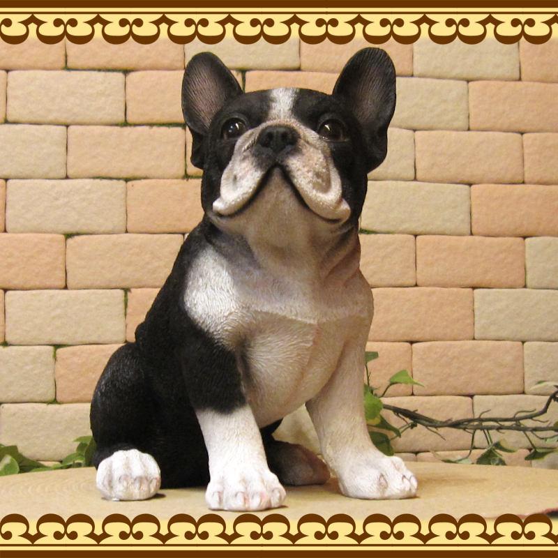 置物 動物 可愛い 犬の置物 フレンチブルドッグ リアルな フレブル