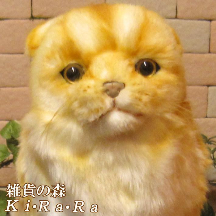 置物 動物 可愛い 猫の ぬいぐるみ スコティッシュフォールド