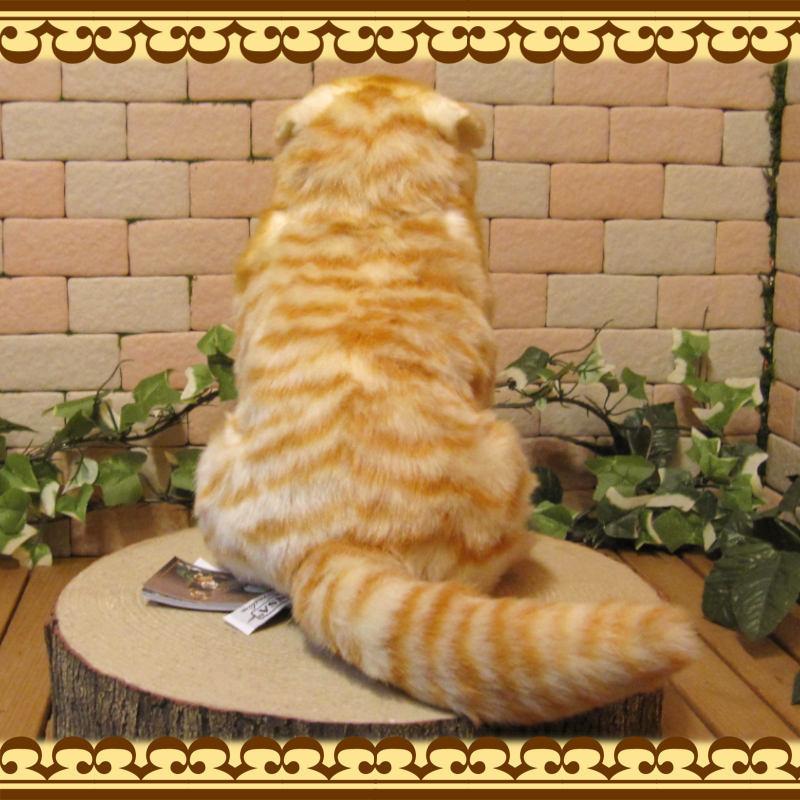 置物 動物 可愛い 猫の ぬいぐるみ スコティッシュフォールド