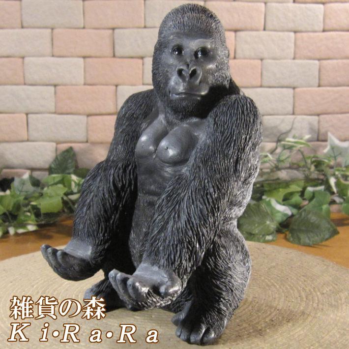 置物 動物 可愛い 動物の置物 スマホスタンド ゴリラ お手伝い中 リアル フィギュア サルのオブジェ ガーデニング ベランダアート 玄関先 雑貨の森 Ki Ra Ra Yahoo 店 通販 Yahoo ショッピング