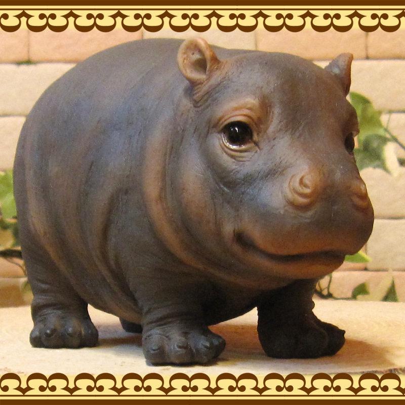 置物 動物 可愛い カバの置物 リアルな アニマル オブジェ かば フギュア ガーデニング 玄関先 陶器 ベランダアート 雑貨の森 Ki Ra Ra Yahoo 店 通販 Yahoo ショッピング