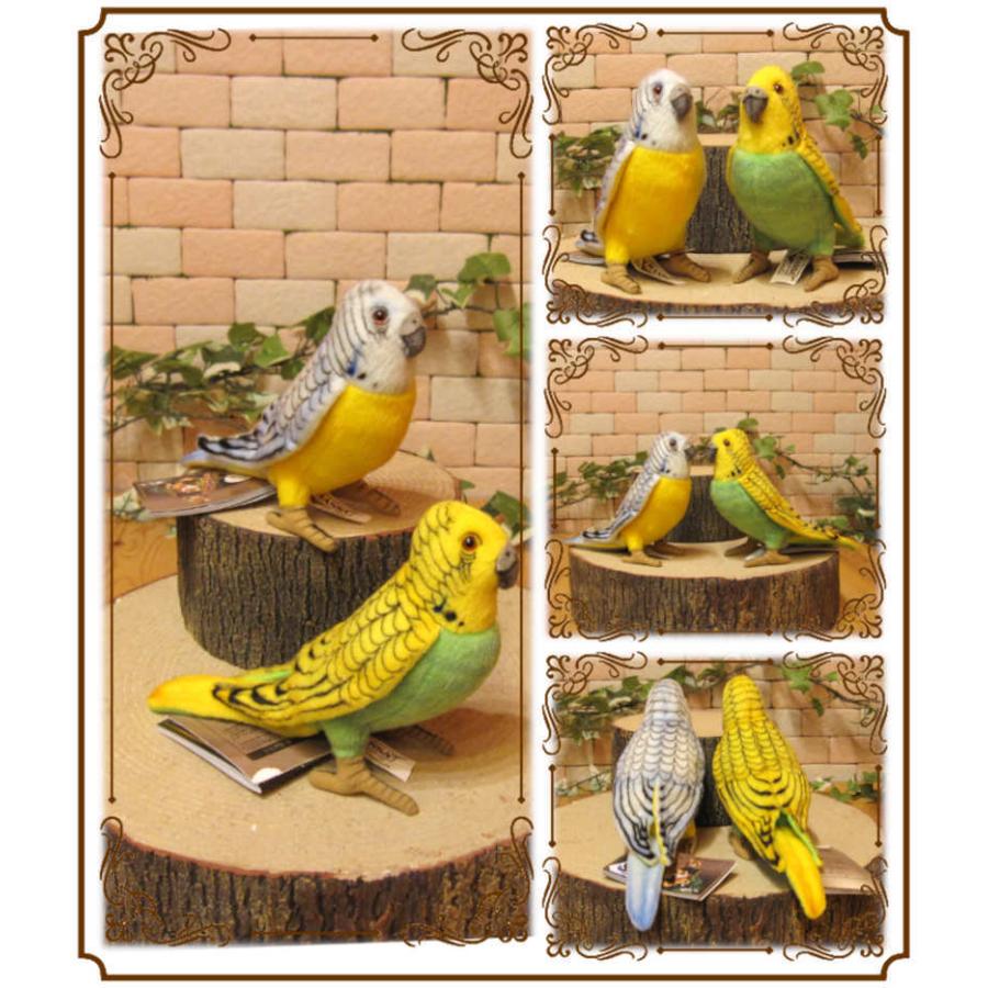 鳥の置物 リアルなインコのぬいぐるみ いんこ ブルー グリーン ２羽セット オブジェ インテリア 置物 トリ バード 雑貨の森 Ki Ra Ra Yahoo 店 通販 Yahoo ショッピング