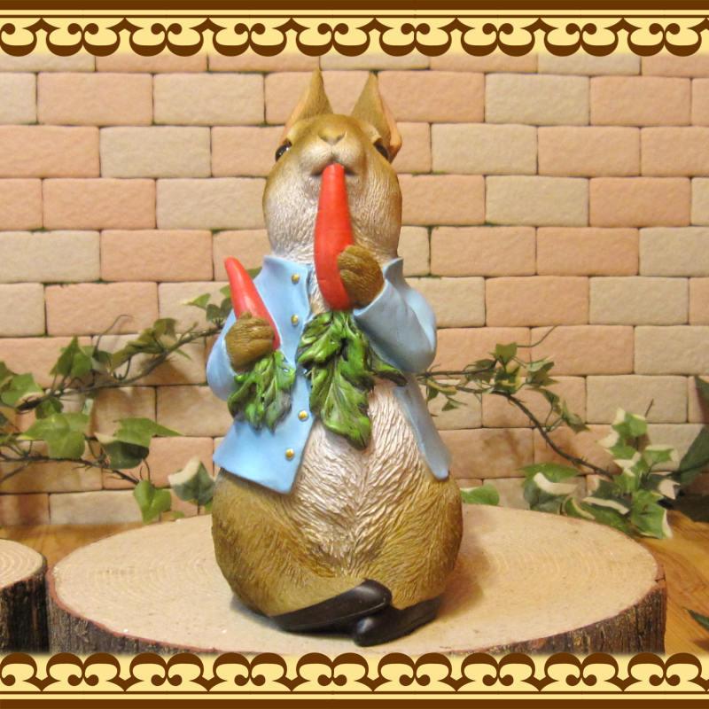 置物 動物 可愛い ピーターラビット スタンド ラディッシュ うさぎ