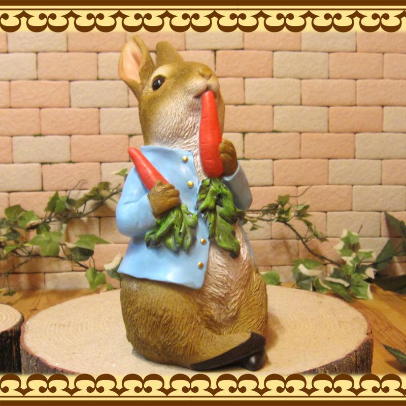 置物 動物 可愛い ピーターラビット スタンド ラディッシュ うさぎ