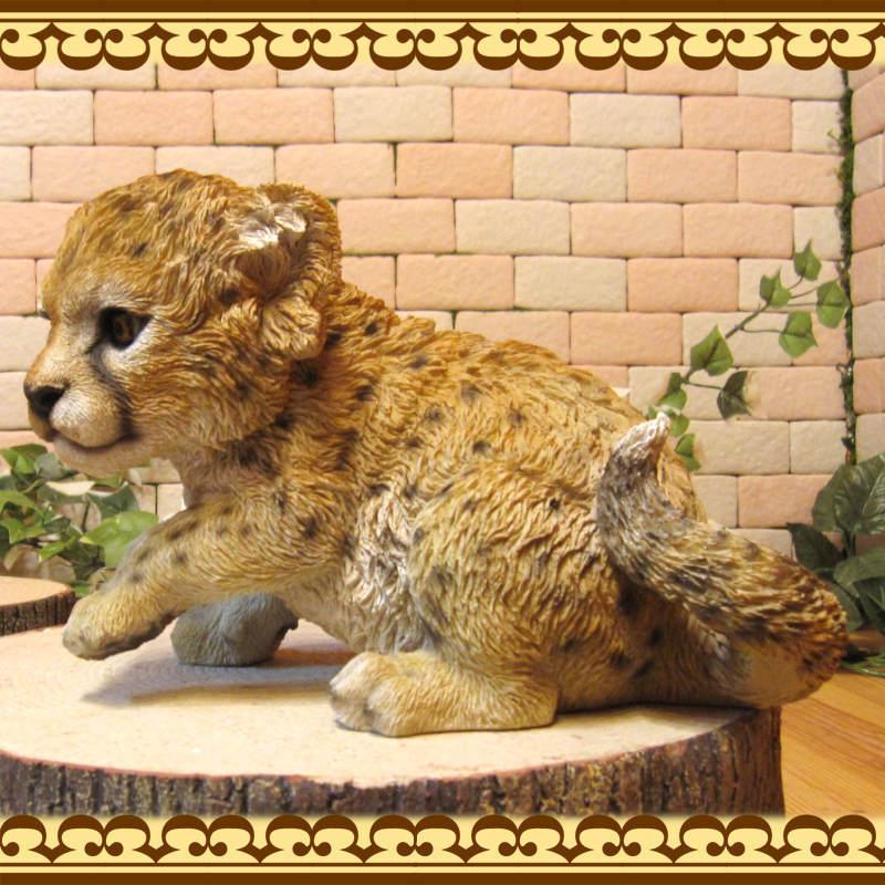 置物 動物 可愛い リアル チーターの置物 ベビーチーター 装飾 置物 動物 可愛い リアル チーターの置物 ベビーチーター 装飾