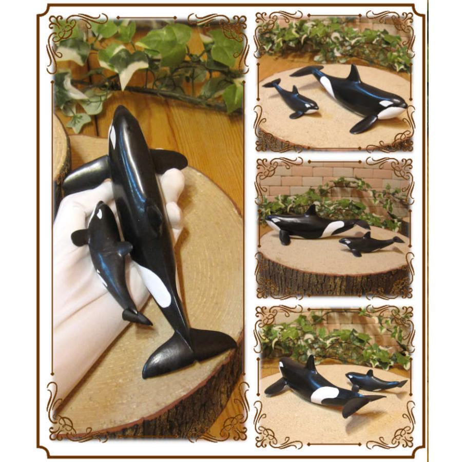 置物 動物 可愛い シャチの置物 リアルな シャチの親子 ２点セット ドール フィギュア 鯱 しゃち ミニチュア インテリア デコニク 雑貨の森 Ki Ra Ra Yahoo 店 通販 Yahoo ショッピング