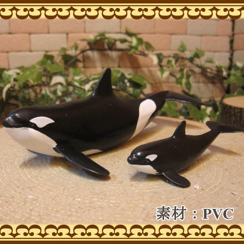 置物 動物 可愛い シャチの置物 リアルな シャチの親子 ２点セット ドール フィギュア 鯱 しゃち ミニチュア インテリア デコニク 雑貨の森 Ki Ra Ra Yahoo 店 通販 Yahoo ショッピング