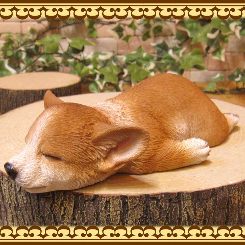 置物 動物 可愛い 犬の置物 ウェルシュ コーギー まったりドッグ