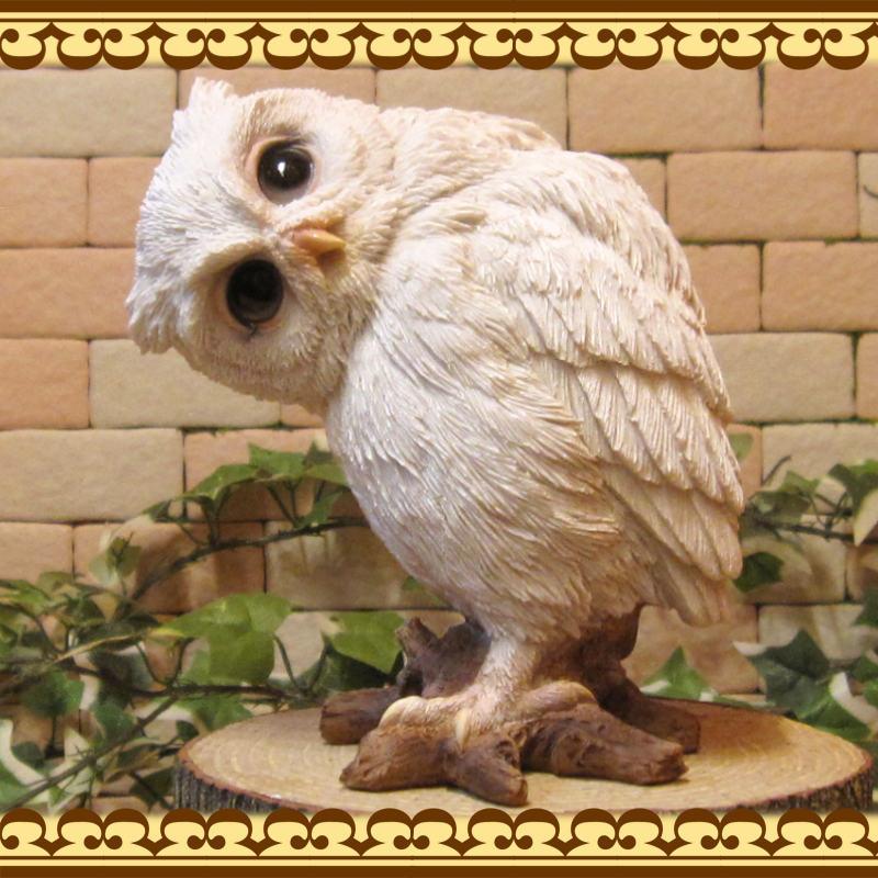 置物 動物 可愛い ふくろうの置物 ミミズク フクロウ リアルな鳥のフィギュア 不苦労 縁起物 オウルオブジェ ガーデニング 玄関先 ベランダアート 雑貨の森 Ki Ra Ra Yahoo 店 通販 Yahoo ショッピング