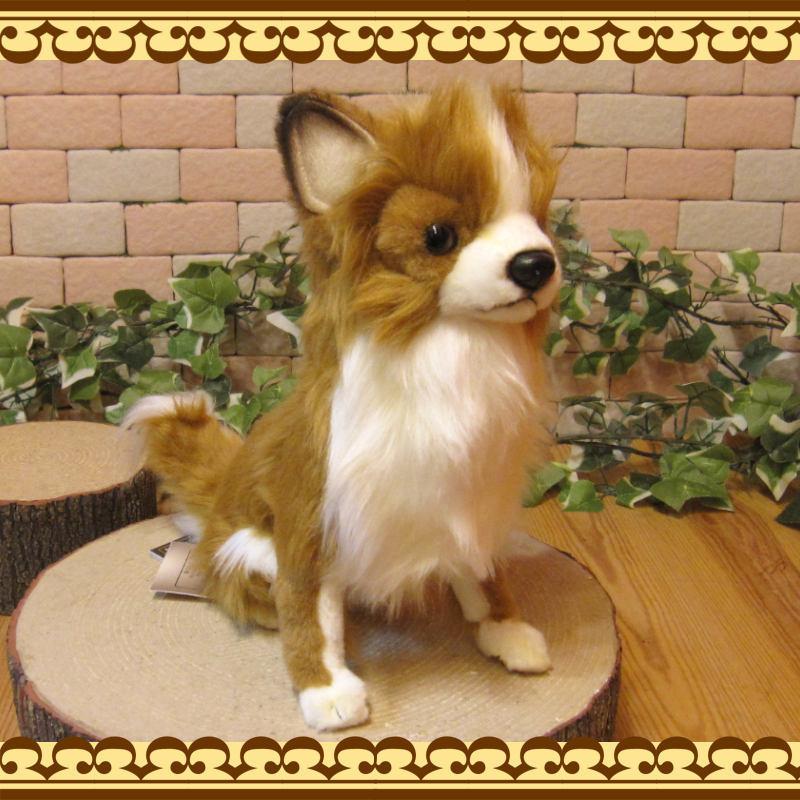 置物 動物 可愛い 犬 ぬいぐるみ チワワ ブラウン リアル いぬ イヌ
