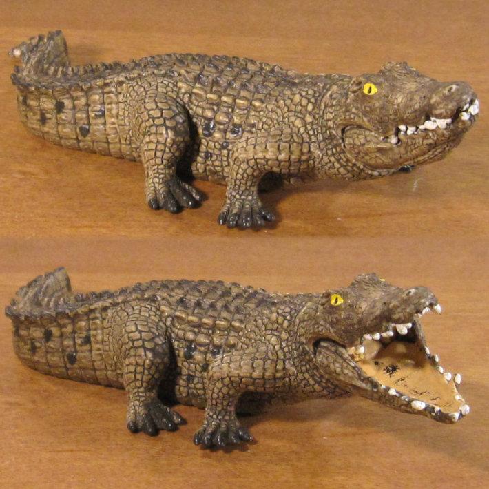 リアルなワニの置き物　約60cm リアルなワニの置き物 約60cm リアルなワニの置き物 約60cm