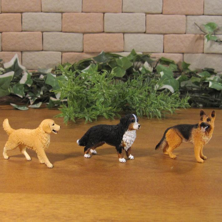 置物 動物 可愛い 犬の置物 リアルな ゴールデン シェパード