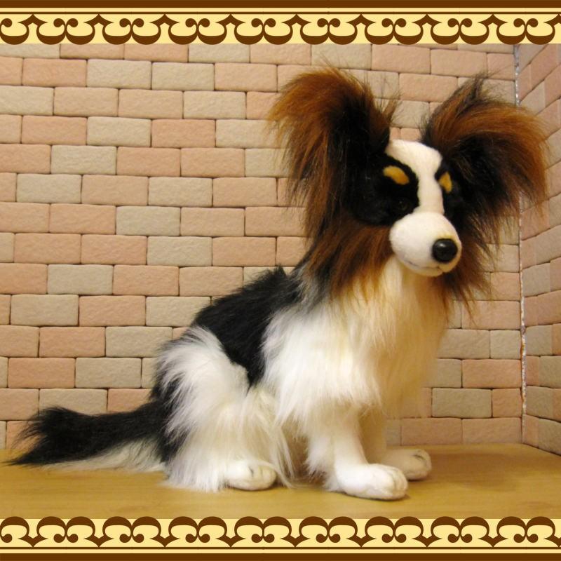 犬の置物 パピヨン ビッグサイズ 大きくてリアルな犬のぬいぐるみ いぬ イヌ ドッグ 動物 アニマル オブジェ 雑貨 フィギュア モチーフ インテリア 雑貨の森 Ki Ra Ra Yahoo 店 通販 Yahoo ショッピング