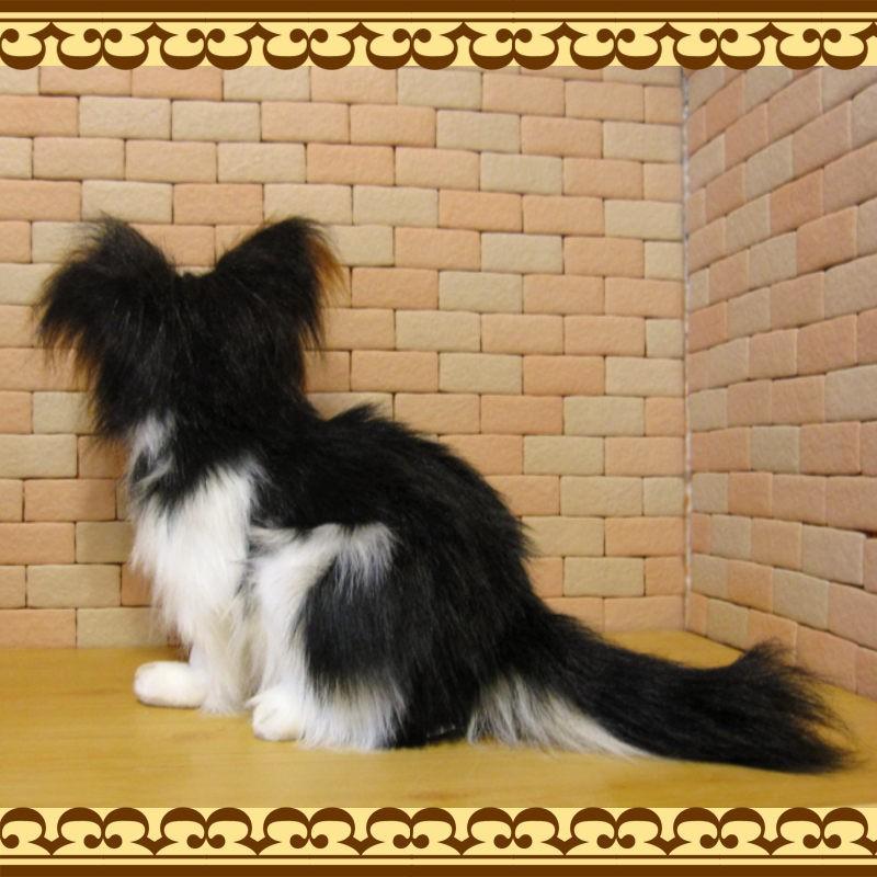置物 動物 可愛い 犬の ぬいぐるみ パピヨン ビッグサイズ 置物 動物 可愛い 犬の ぬいぐるみ パピヨン ビッグサイズ