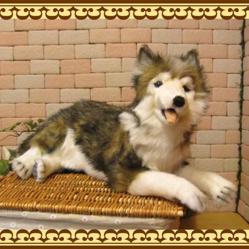 犬の置物 シベリアンハスキー リアルないぬのぬいぐるみ いぬ イヌ ドッグ 動物 アニマル オブジェ 雑貨 フィギュア モチーフ インテリア 雑貨の森 Ki Ra Ra Yahoo 店 通販 Yahoo ショッピング
