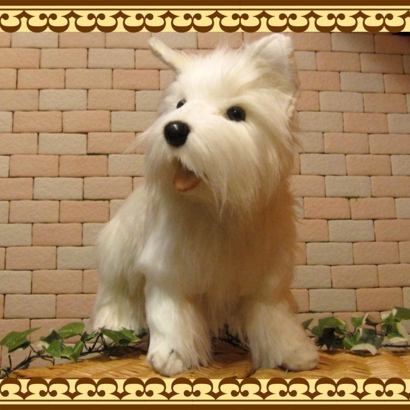 置物 動物 可愛い 犬　ぬいぐるみ ウエストハイランドテリア　ビッグサイズ　リアル　いぬ　イヌ　ドッグ　動物　アニマル　もふもふ_4