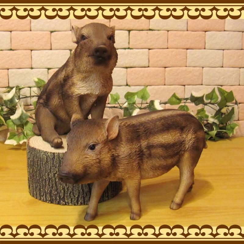 置物 動物 可愛い イノシシの置物 うりぼう 座り 猪オブジェ レジン製 いのししフィギュア 縁起物 干支 インテリア ガーデニング素材 223 雑貨の森 Ki Ra Ra Yahoo 店 通販 Yahoo ショッピング