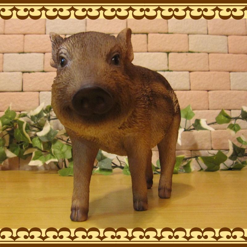 置物 動物 可愛い イノシシの置物 うりぼう スタンド 猪オブジェ レジン製 いのししフィギュア 縁起物 干支 インテリア ガーデニング素材 223 雑貨の森 Ki Ra Ra Yahoo 店 通販 Yahoo ショッピング