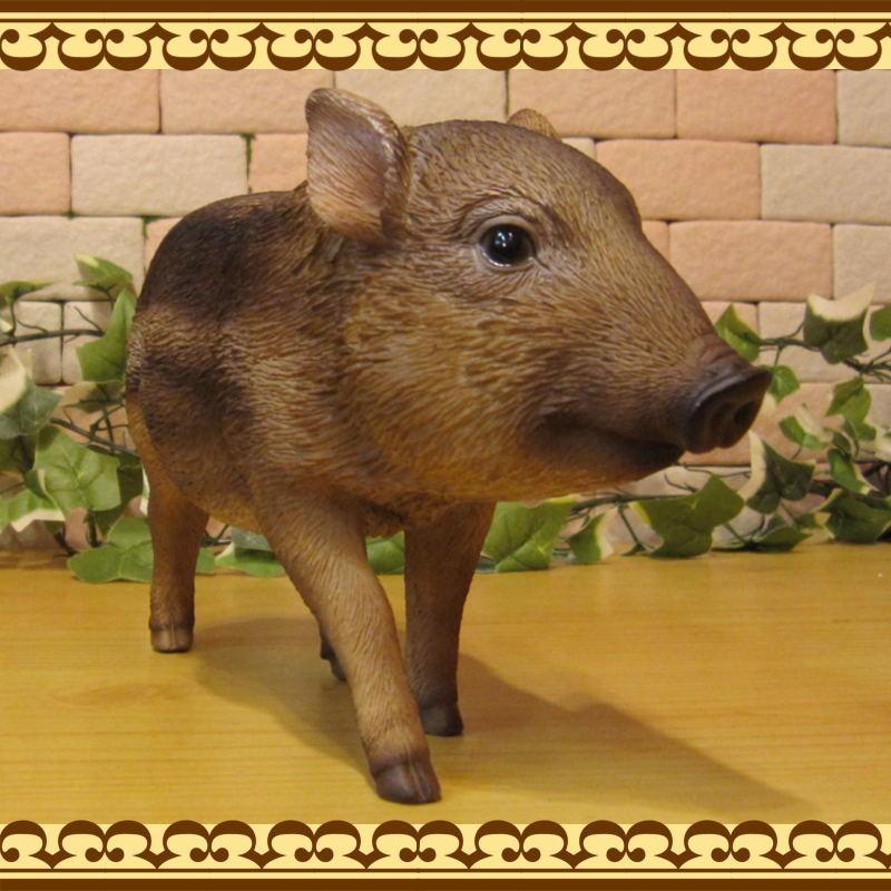 置物 動物 可愛い イノシシの置物 うりぼう スタンド 猪オブジェ レジン製 いのししフィギュア 縁起物 干支 インテリア ガーデニング素材 223 雑貨の森 Ki Ra Ra Yahoo 店 通販 Yahoo ショッピング