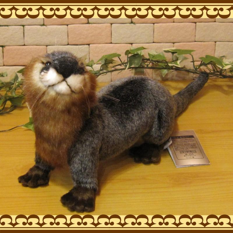 置物 動物 可愛い カワウソ ぬいぐるみ リアル かわうそ Aタイプ 座り